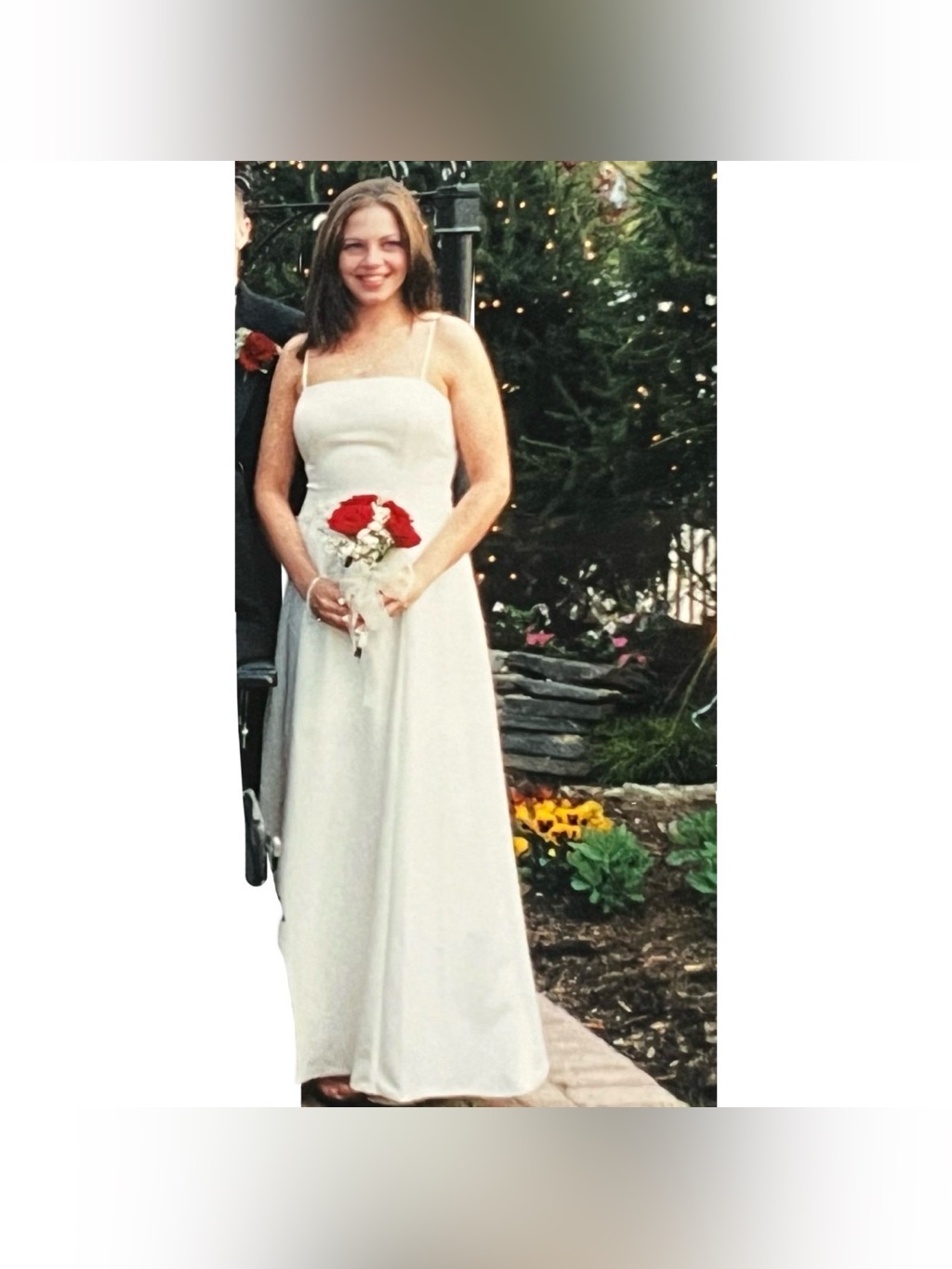 Niki By Niki Livas Bridal/Bridesmaid Gown Beaded Corset Back Size 10 Price Firm